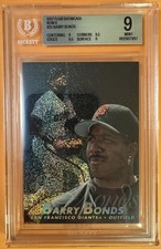 🔥 1997 FLAIR SHOWCASE ROW 0 - BARRY BONDS # 25 S F GIANTS LEGEND HALL OF FAMER picture