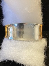 Vintage BOMA 925 Sterling Concave Wide Cuff  Bracelet 15.6g, 6.25” picture