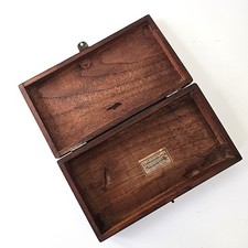 Antique E.L. Washburn Apothecary Wooden Box New Haven CT Medical Pharmacy picture
