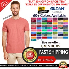 Gildan G640 Adult Softstyle T-Shirt Ringspun Cotton Crew Neck Plain T-Shirt picture