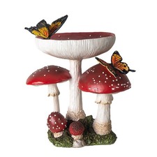 PT Pacific Trading Toadstool Mushrooms with Butterflies Decoration picture