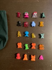 Vintage 90s Crazy Bones Gogos Lot of 20 Figures - Painted, Translucent & Pearl picture
