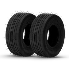 Two 13x5.00-6 Riding Lawn Mower Garden Tractor Tires 2PR 13x5-6 Tubeless picture