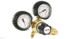 Harris Model 601 0.25 HVAC Purging Regulator W Gauge 3000649 1/4 45 Degree Flare picture