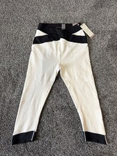 Women's NWT CALIA Essential Cross Capri Leggings – Unbleached – Size Small picture
