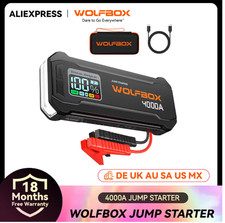 WOLFBOX JS24 4000A Portable Jump Starter Battery Pack Power Bank 24000mAh picture