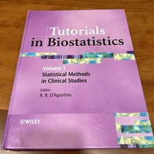 Tutorials in Biostatistics Vol1 Statistical Methods in Clinical Studies Wiley HC picture