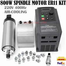 1.5KW/0.8KW Spindle Motor Water/Air-cool 24000RPM 220V, VFD Inverter,ER11 Collet picture