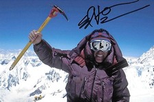 Ed Viesturs autographed 4x6 photo Mountain Climbing Everest RARE COA LOOK picture