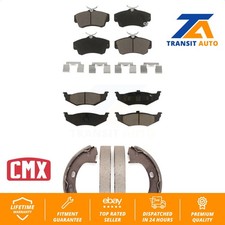 Front Rear Ceramic Brake Pads And Parking Shoe Kit For Chrysler PT Cruiser Dodge picture