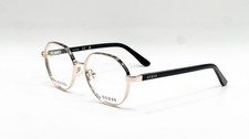 NEW GUESS GU50124 005 SHINY DEEP GOLD AUTHENTIC EYEGLASSES 51-16 picture