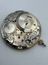 Vintage Bulova Ambassador Cal 12EBACD Microrotor Automatic Watch Movement - Runs picture