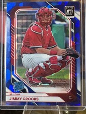 2926 Panini Donruss Baseball  #78 Jimmy Crooks /15 Blue Crackle picture