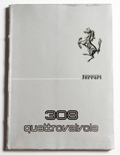 Original Ferrari 308 QV Owner's Manual Quattrovalvole 1982 248/82 picture