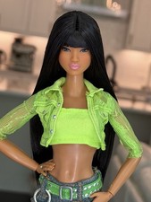 Barbie basics 01~Reroot Saran Japanese hair~shrinked waist~MTM regular~No stand picture