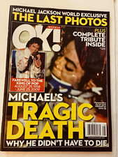 OK Weekly Magazine July 2009 Issue 28 Illustrated Michael Jackson Celebrity picture
