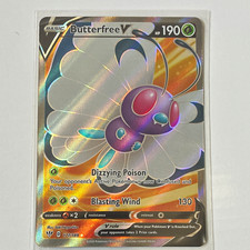 Butterfree V 177/189 Darkness Ablaze Full Art Holo Ultra Rare English 2020 picture