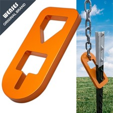 Wenses Original  T-Post Puller Plate Tool, Heavy Duty Steel with Orange Coating picture