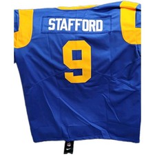 Nike On Field Matthew Stafford #9 Los Angeles Rams Jersey Men’s XL Blue/Yellow picture