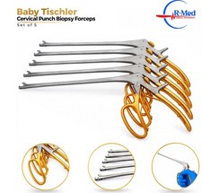Cervical Punch Baby Tischler Biopsy Forceps 5 Pcs Set picture