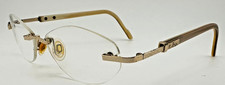 Cazal Vintage 1980-90's Rimless Eyeglasses Frames Only Gold / Brown 54-18-135 picture