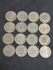 16 Peruvian 1 Sol Coins - 16 X 1 PEN Coins- Peru Vintage Old Rare Coins Soles picture