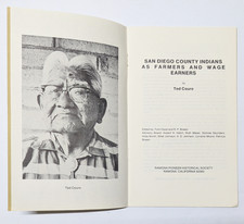 RARE 1975 Ted Couro San Diego County Indians as Farmers & Wage... **52 Pamphlets picture