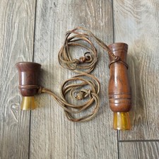 Vintage Herters Big H Duck Call and Small Predator Call Read picture