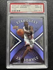 2008-09 Upper Deck - Starquest Michael Jordan #SQ-20 Cyan Rare PSA 10 picture