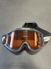 Vintage Scott Motocross Goggles Black Frame MX BMX Original Strap Made in USA picture