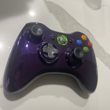 Official Microsoft Xbox 360 Wireless Controller Chrome Purple Special Edition picture