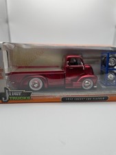 Jada Just Trucks 1952 Chevy COE Flatbed 1:24 Diecast Tire Rack #97688 NIB picture