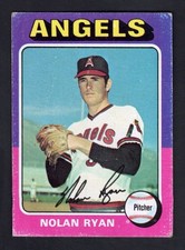 1975 Topps Baseball Card #500 Nolan Ryan HOF California Angels VG picture