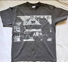 Basketcase Gallery Grapic Tee T-Shirt Size M Gray Short Sleeve Cotton New picture