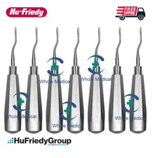 7 Pcs Hu-Friedy E92 Single End Surgical Serrated Elevator #510 Handle picture