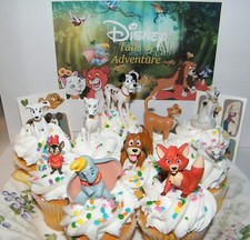 Disney Animal Friends Cake Toppers including Dumbo, Fox and Hound, and More picture