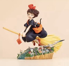 Kiki's Delivery Service Jiji Figure 15cm Anime PVC Statue Broom Diorama Boxed picture