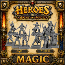 Heroes of Might & Magic MAGIC Elves and Wizards Deluxe Pack HeroQuest/D&D (11pc) picture