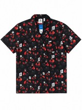 Adidas Being Green w Philip Colbert “Save The Lobster” 🦞 Button-Up Shirt Size L picture