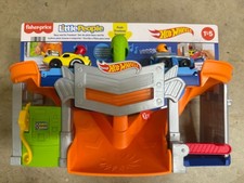 Fisher-Price Little People Hot Wheels Race and Go Trackset picture