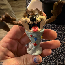 Looney Tunes Taz Tasmanian Devil Plastic Figurine Cartoon & TV Character picture