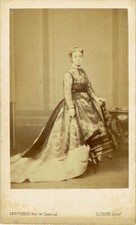 CDV Ca 1870-1880 Portrait of the Princess of Metternich Ambassador of Austria picture