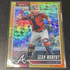 Sean Murphy /50 MLB Logo Holo Topps Chrome 2026 picture