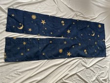 Vintage 1990s Springs  Celestial Sun Moon & Stars Window Valances Set 60 X 10 picture