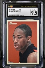 2009-10 Bowman ‘48 DeMar DeRozan Rookie RC CGC 9.5 Top Pop picture