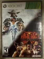 Soul Calibur IV/Tekken 6 (Xbox 360, 2012) /Complete with Manual / Tested picture