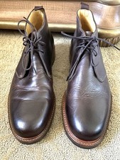 NWOB BECKETT SIMONON BROWN LEATHER LAVAL CHUKKA BOOTS SIZE: 11 picture