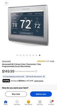 Honeywell Home RTH9585WF Wi-Fi Smart Color Thermostat  picture