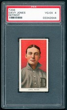 1909-11 T206 Piedmont Portrait Davy Jones Detroit Beautiful Color PSA 4++ picture