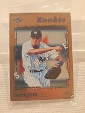1996 Score Basball Dugout Collection Sealed Promo Pack Derek Jeter On Front picture